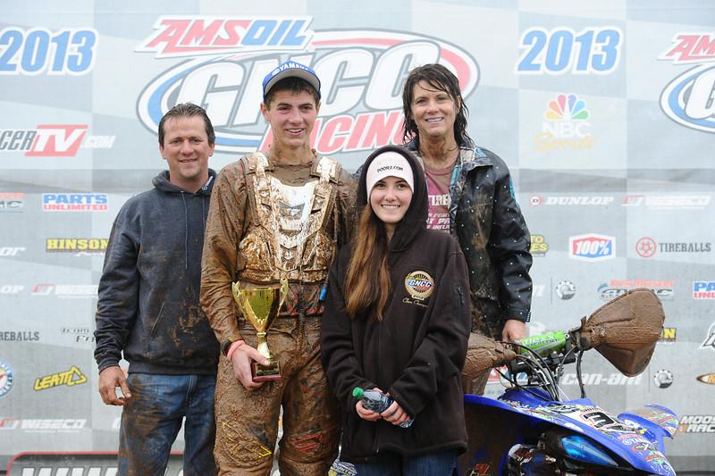 The Shadron Family celebrates Jay's Top Amateur Award 