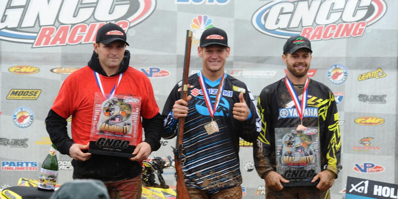 Borich Wins a Muddy and Wet Mammoth GNCC