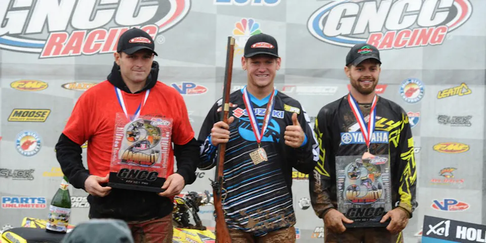 Borich Wins a Muddy and Wet Mammoth GNCC