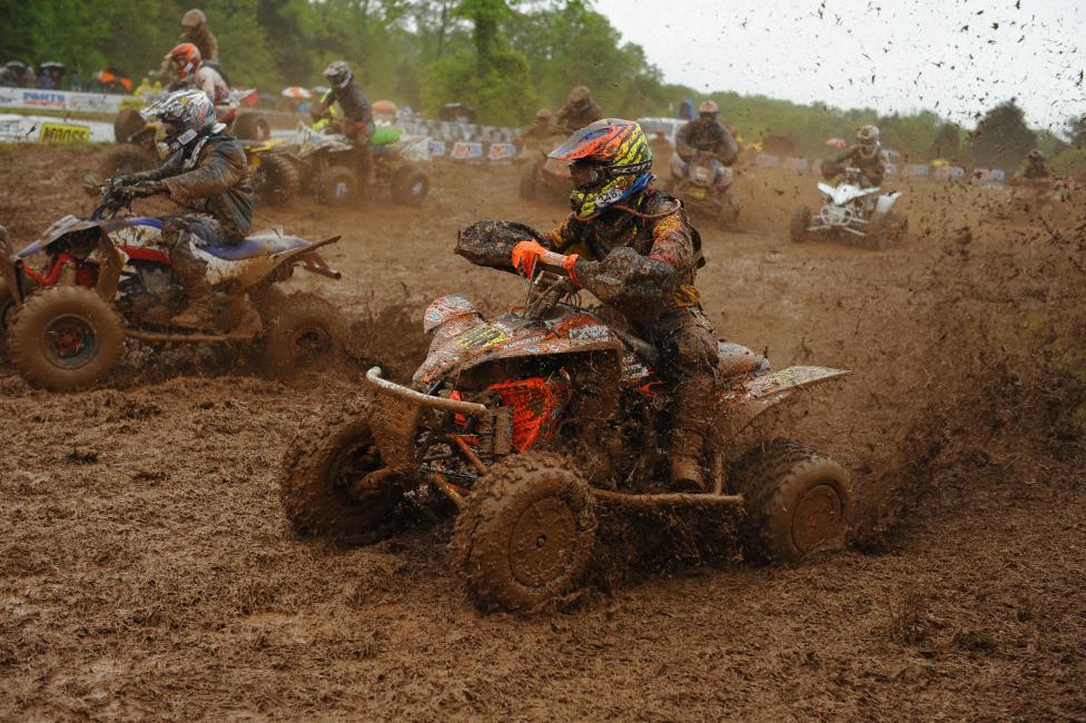 The ATV racers looked like they were having a blast! 