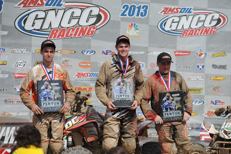 XC2 podium: Landon Wolfe, Brycen Neal, Fred Marley 