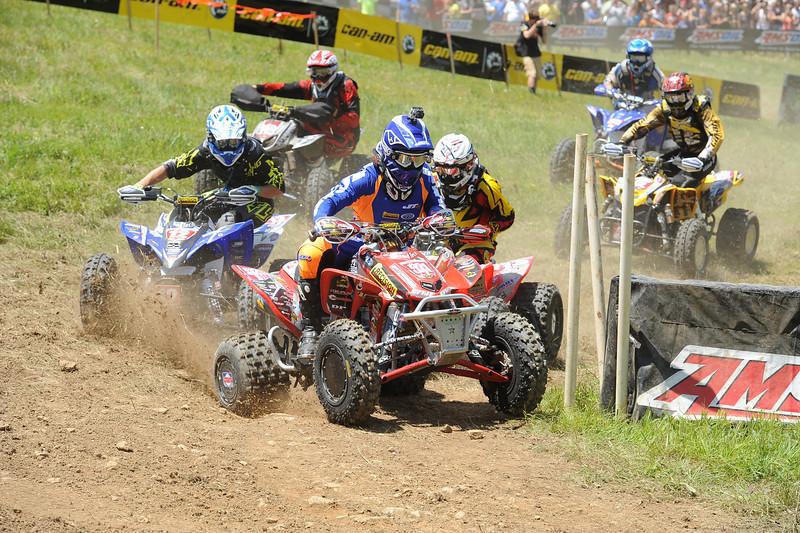 McGill grabbed the $250 Team Woodhead/DeRisi Racing Holeshot Award 