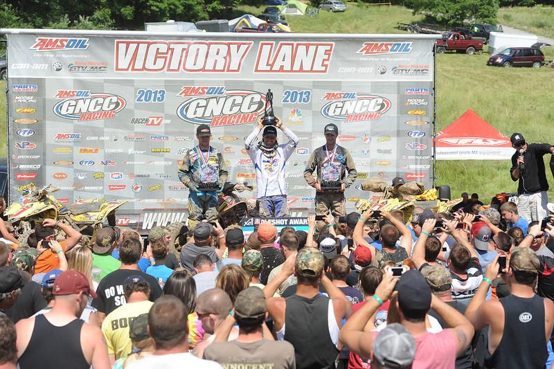 XC1 podium: (left) Chris Borich, (center) Adam McGill, (right) Chris Bithell 