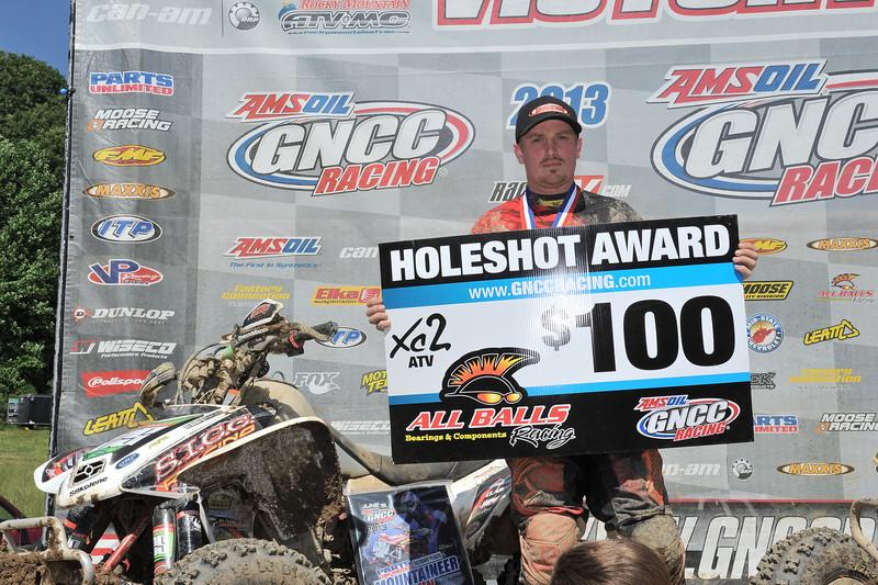 Fred Marley grabbed another $100 All Balls Racing Holeshot Award 