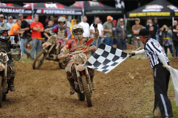 FMF/KTM's Kailub Russell sits only 8 points out of the championship lead 