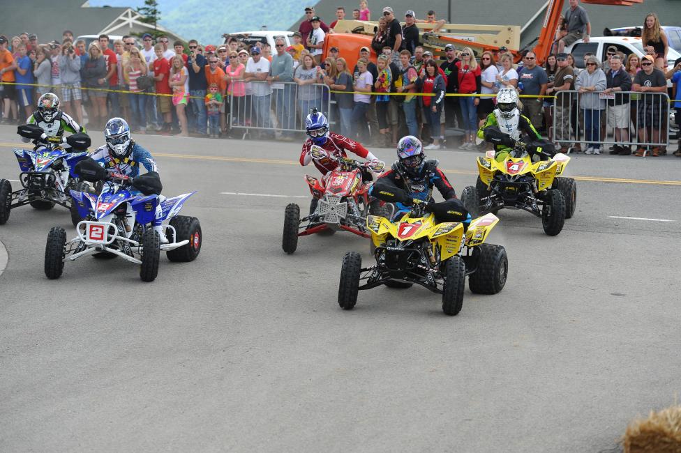 The unique Snoeshoe start was a spectacle to see for all the fans