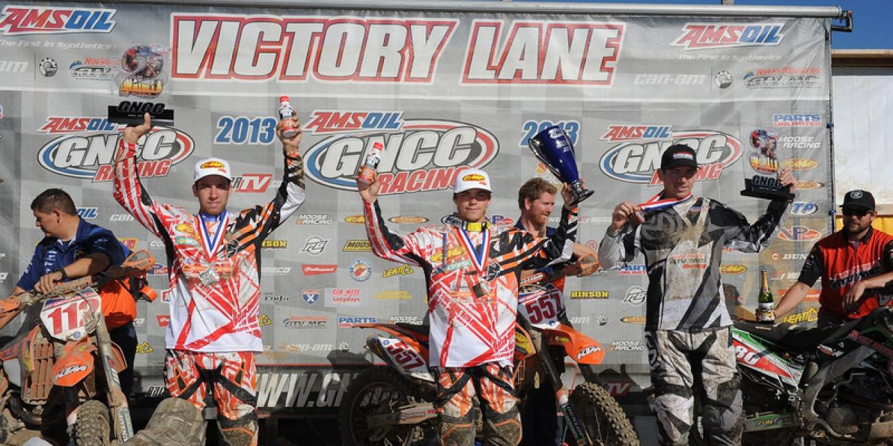 Kailub Russell Makes it Four-in-a-Row at Can-Am Unadilla GNCC