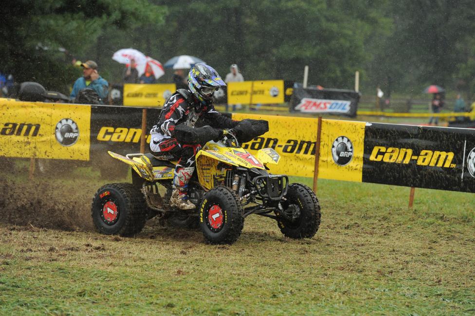 Borich (1) looks to tie the all-time record of ATV wins this Saturday at Powerline Park 