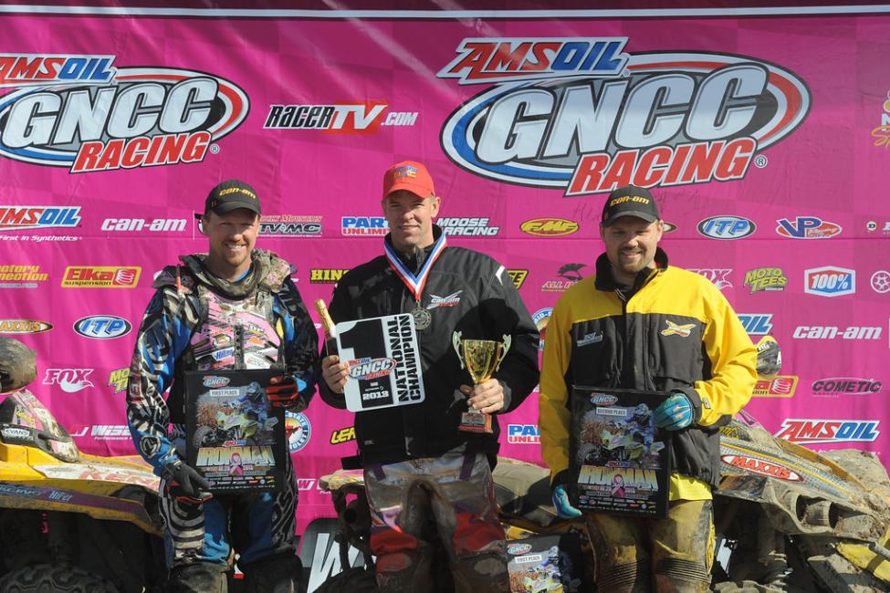 4x4 podium: (left) Kevin Trantham, Michael Swift, (right) Robert Smith 