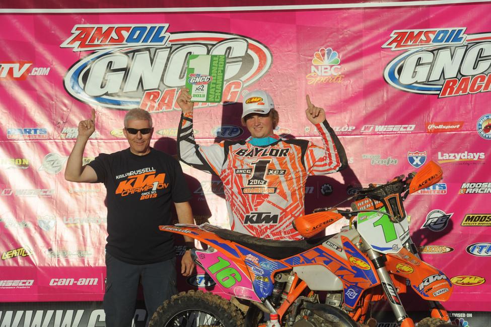 Grant Baylor clinced the XC2 Pro Lites Championship at the young age of 16 