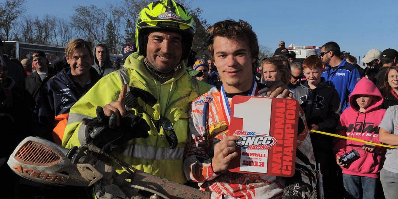 Kailub Russell Captures 2013 XC1 National Championship at AMSOIL Ironman GNCC