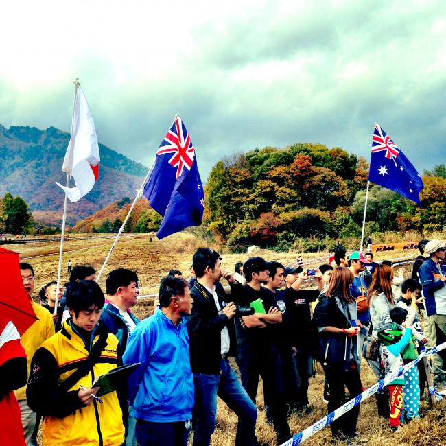There was much comaraderie on the start of the JNCC race (not pictured: #merica) 