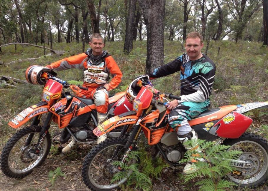 Watts has been working to get back in shape for the 2014 GNCC season. 