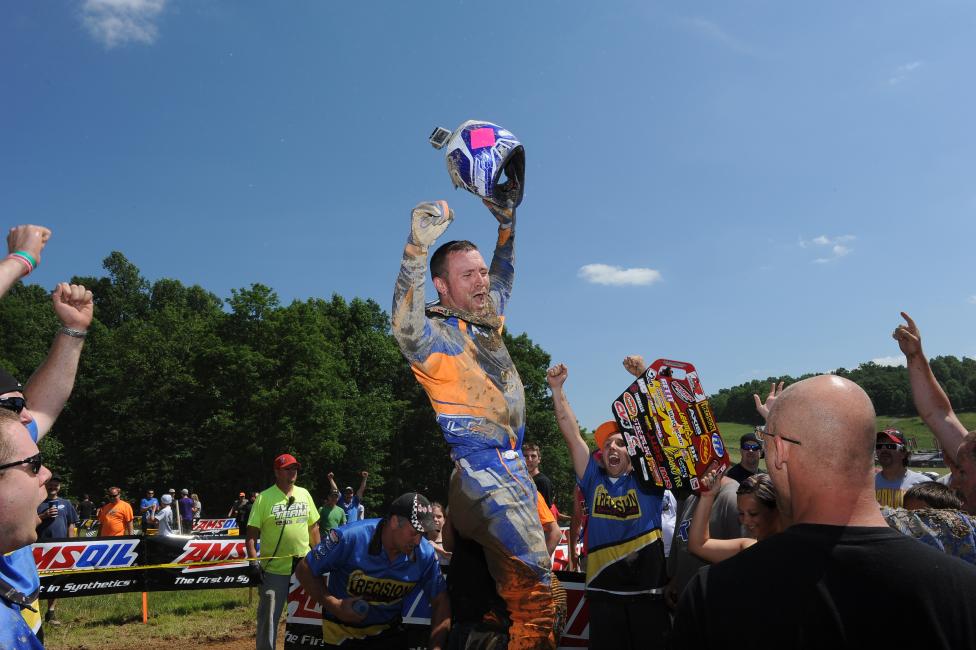 Adam McGill definitely brings an immense level of excitement to GNCC ATV racing 