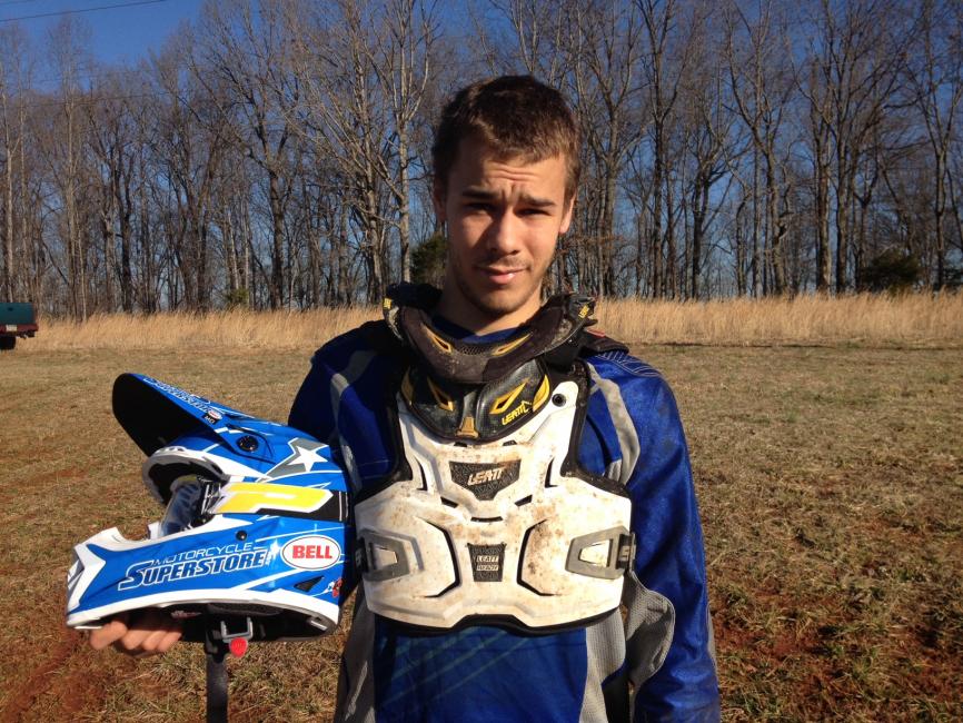 Jesse Groemm has been working all winter to get ready for the XC2 class at the GNCCs.