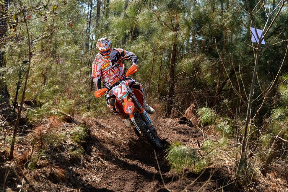 Lafferty lost two minutes after one section turned him around, he ended up 5th in the rankings.