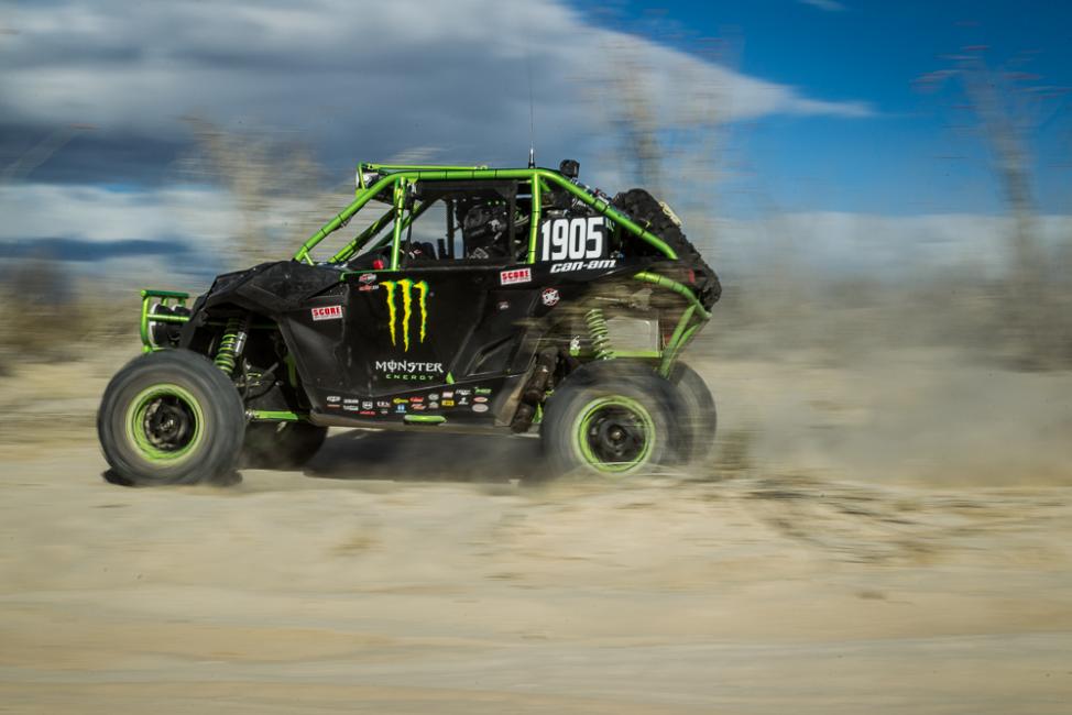 By winning the 2014 San Felipe 250, MB Motorsports/Can-Am pilot Marc Burnett recorded his first Class 19 win and the first-ever victory for a Can-Am side-by-side in a Baja and SCORE competition.