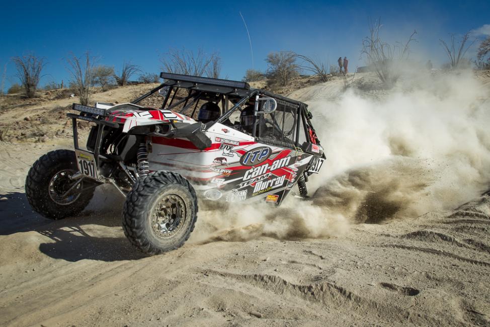 Racing without his brother Jason, Derek Murray and the rest of the team drove the Can-Am/ITP/Murray Racing Maverick MAX 1000R X rs to second in Class 19 of the 2014 Tecate SCORE San Felipe 250 over the weekend in Mexico