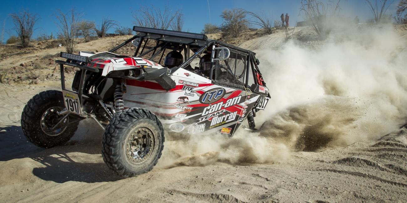 Burnett Pilots Can-Am Maverick to San Felipe 250 Win
