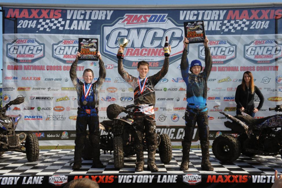 Youth Overall: (left) Rhett Cox, Brandon Frazier, (right) Cameron Abee