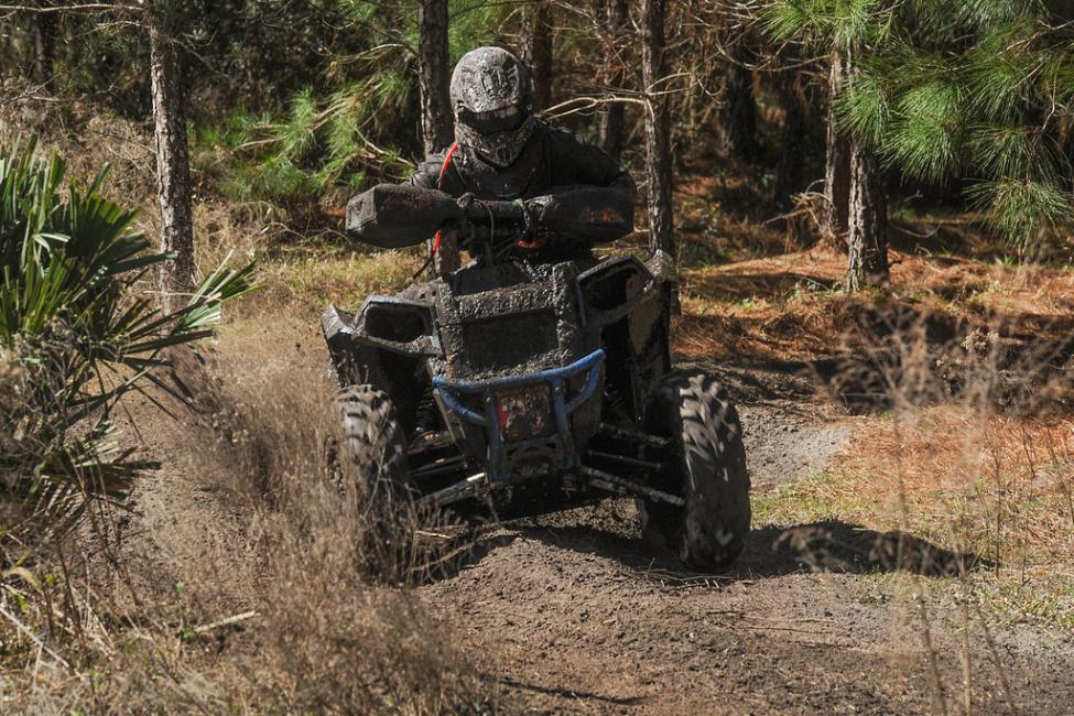 It was a good day for 4x4s in the muddy conditions 