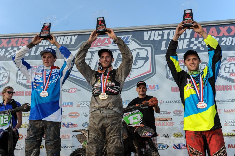 XC2 Podium: (left) Ricky Russell, Rory Mead, (right) Shane Hufford 