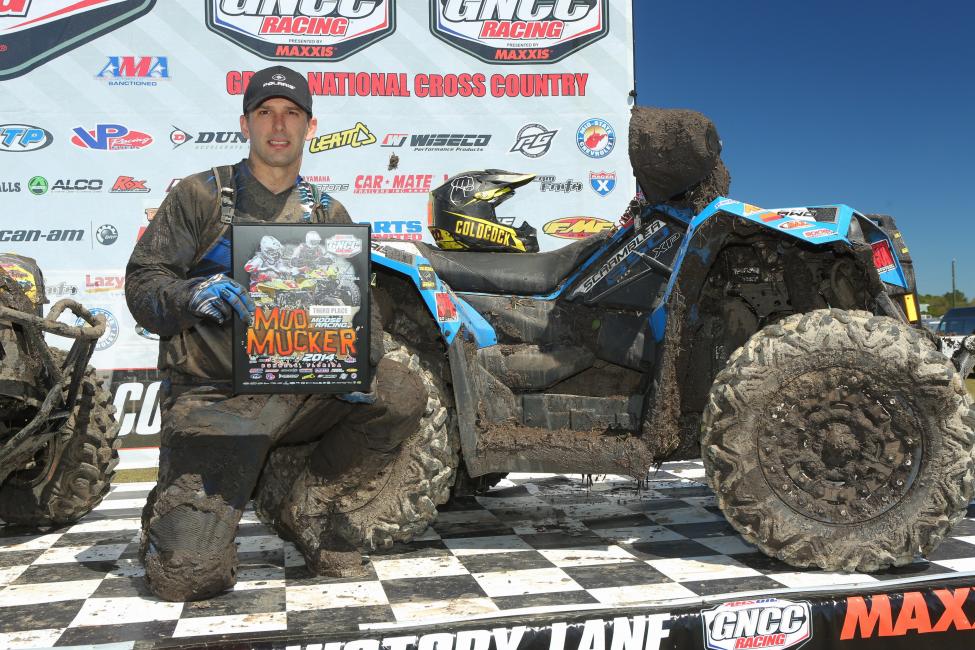 Cecco had a hard fought batter to earn his first podium of the season. 