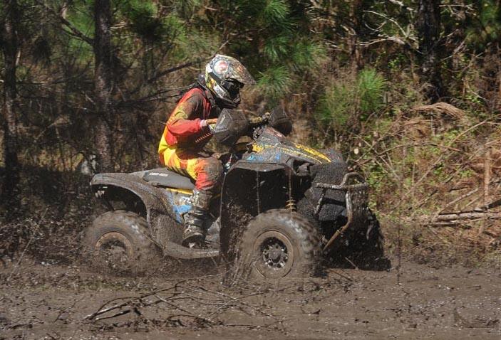 Multi-time 4x4 Open class title holder Bryan Buckhannon, who was riding a new Renegade 800R X xc, took second to Trantham. 