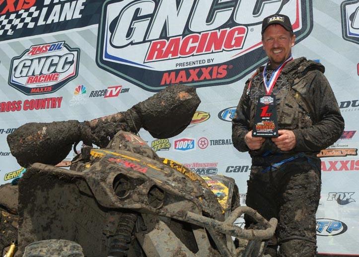 Can-Am racer Kevin Trantham tallied two podium finishes at round one of the AMSOIL GNCC series, winning the 4x4 Pro class and taking home the morning overall aboard his Renegade ATV. 