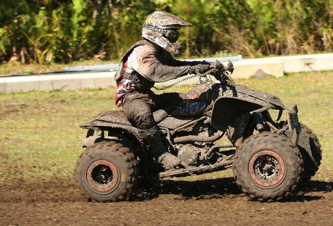 Former Women's class champ Angel (Atwell) Knox won the all-new WXC Premier Women's Class at the Mud Mucker GNCC.
