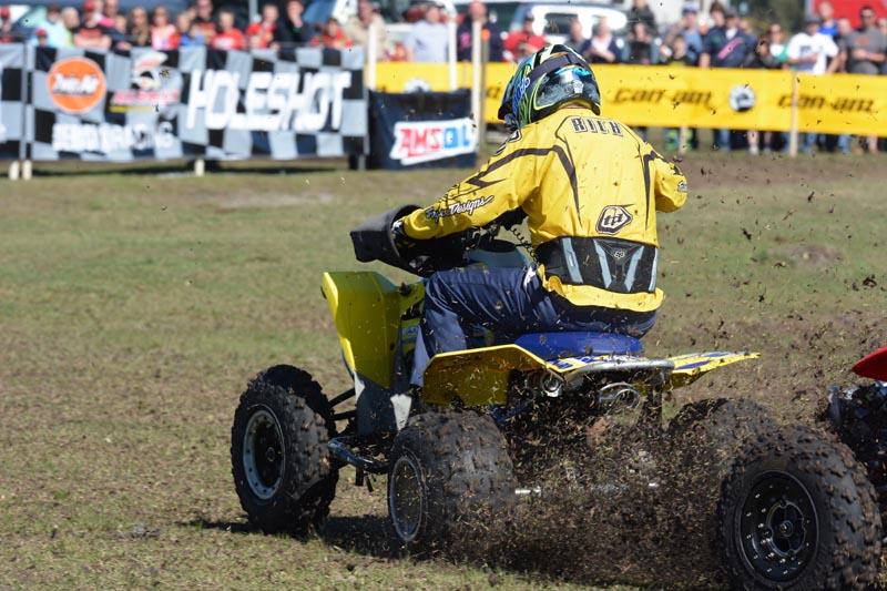 Reigning GNCC Masters (50+) class champion and ITP team member Kenny Rich Sr., kept up his winning ways by grabbing the holeshot and taking his class overall at the GNCC opener in Bunnell, Fla.
