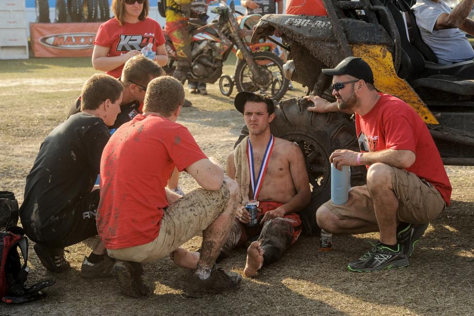 Despite a little exhaustion after the race, Shane Hufford pulled off a podium finish in XC2 