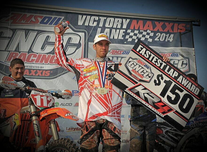 Charlie Mullins took home the $150 fastest lap award.Photo: Courtesy of KR4