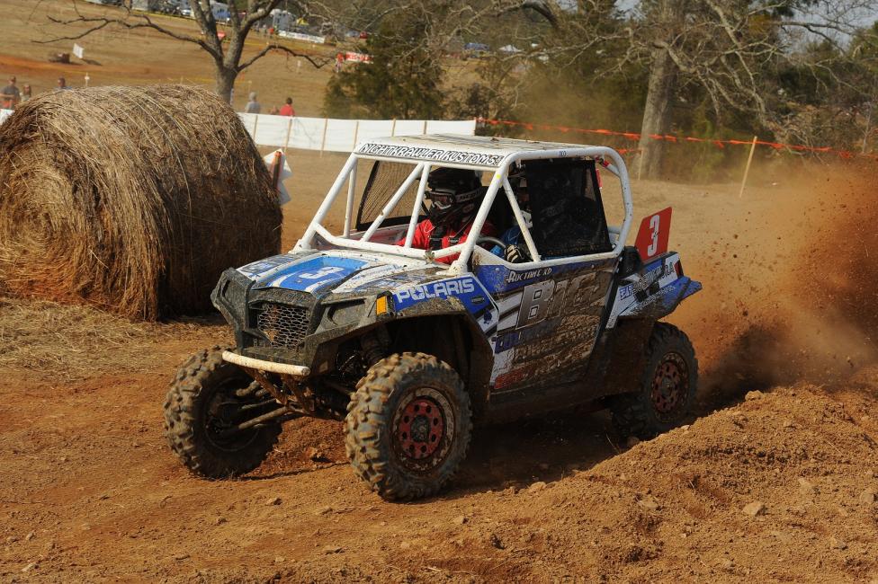 Polaris Factory Racer John Yokley took the checkered flag in his Big Country Powersports RZR 900.Photo: Courtesy of Polaris