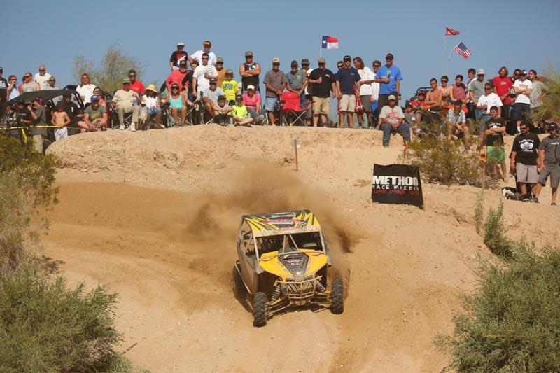 Can-Am pilot Kyle Melville earned the lone podium, taking an impressive second-place finish in the SxS 1000 class.