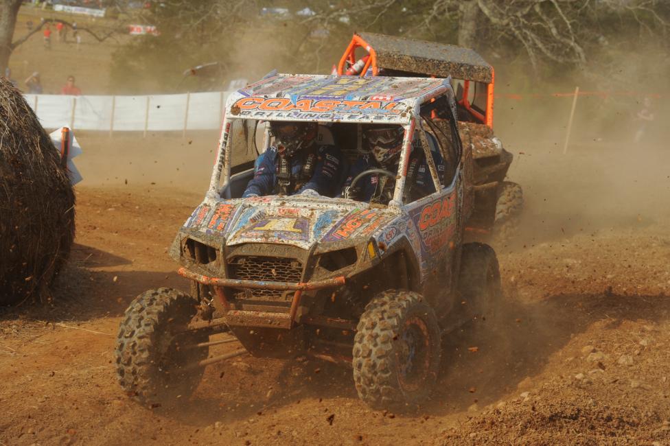 The Polaris RZR 900 machines held tough through Saturday's battles.