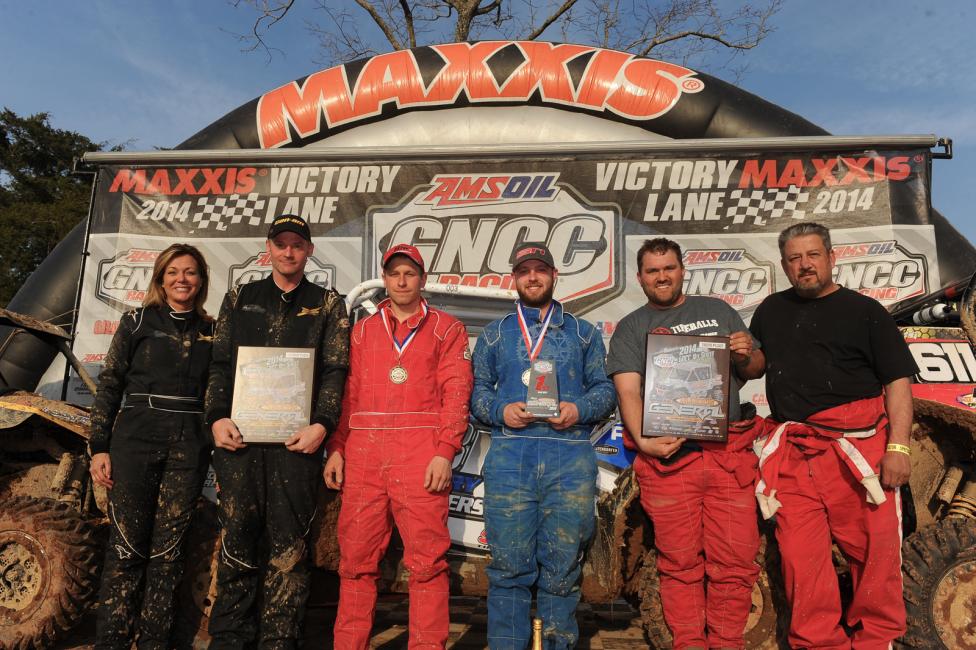 John Yokley and his passenger Jarrod McClure landed in the center of the podium at The General GNCC. 