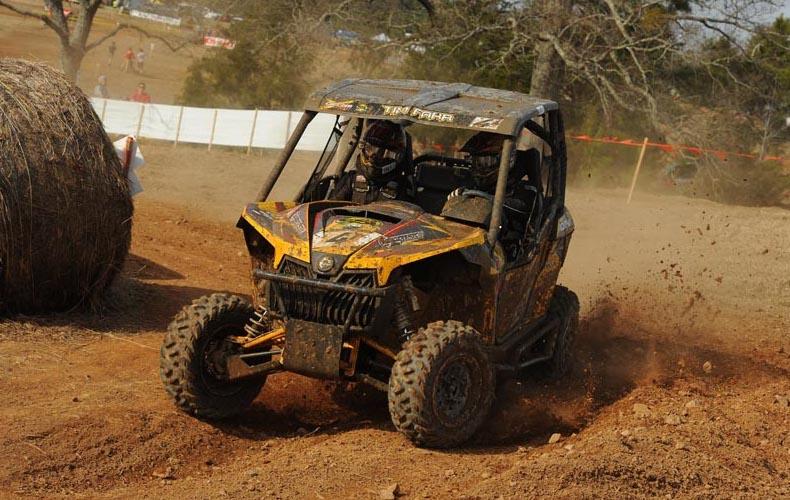 JB Off-Road / Can-Am driver Tim Farr took second in the XC1 Modified class and SxS overall podium at the GNCC SxS Championship opener in Georgia, racing on ITP TerraCross tires.