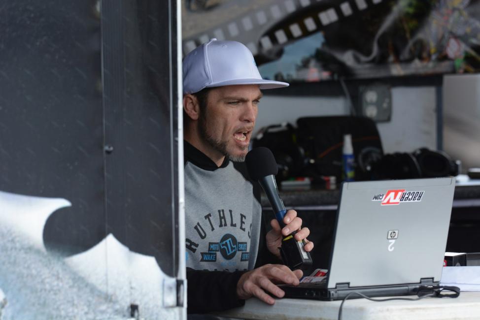 Our guy Carl putting in work during the AM races 