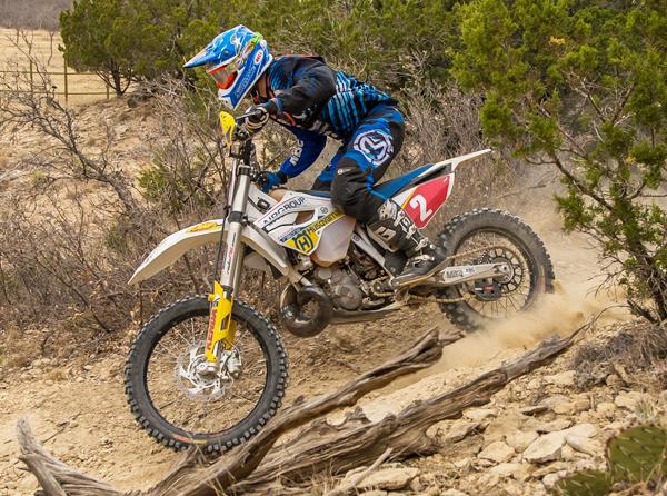 Nick Fahringer piloted his Airgroup Husqvarna to 5th overall.