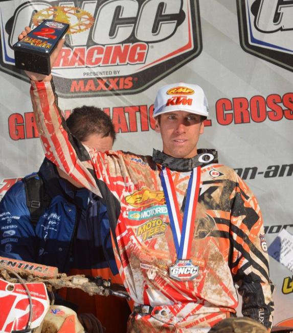 Mullins had a great ride, finishing second behind teammate Kailub Russell