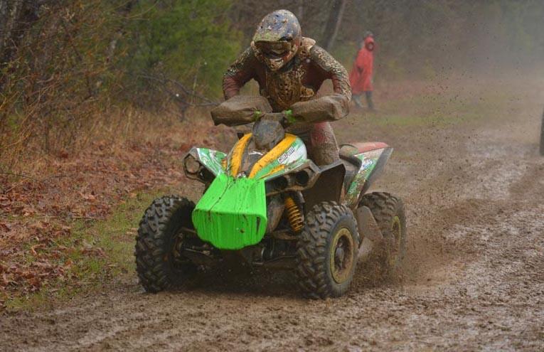 BNR Motorsports / Can-Am pilot Rob Smith earned his second career morning overall and first 4x4 Pro class victory riding his Can-Am Renegade at the Steele Creek GNCC