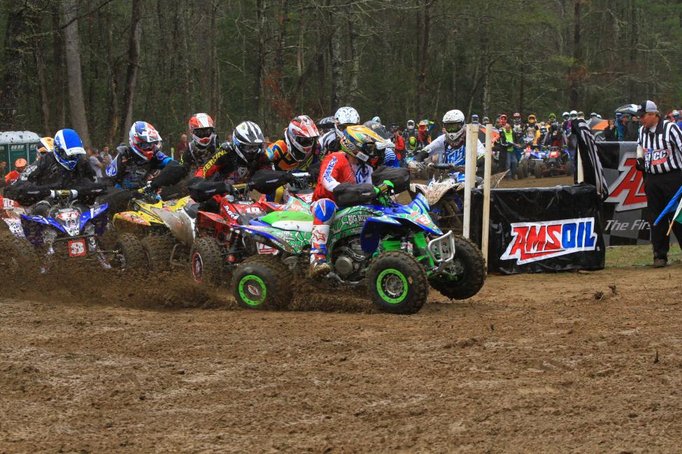 Kevin Yoho (#5) led the way for GBC racers with a 4th place finish