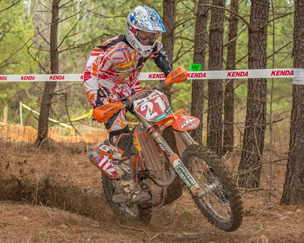 Mullins is in control of the National Enduro Series with three 1st place finishes