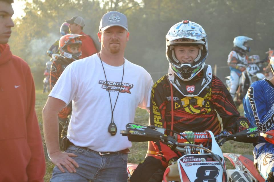 Williams races the Super Mini 14-15 class, and the competition is intense