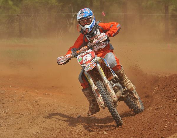 Jesse Groemm finished fifth in the XC2 class