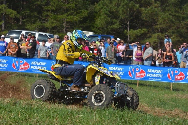 Kenny Rich Sr. is undefeated this season in the Masters (50+) class on his ITP Holeshot GNCC-equipped Suzuki ATV