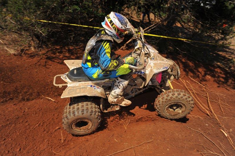 Westley Wolfe won the morning overall and the Schoolboy (13-15) A/B class using ITP Holeshot GNCC tires at the Big Buck GNCC