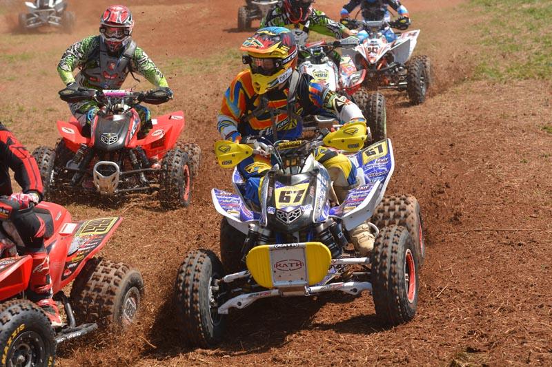 Using an ITP Holeshot tire up front and Holeshot XC rear tire combination on his Honda, Justin Paul won the Junior 22+ class at the Big Buck GNCC