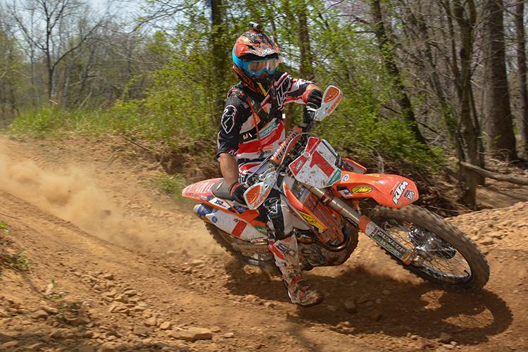 Kailub Russell had some bad luck but returned and battled finishing 3rd overall